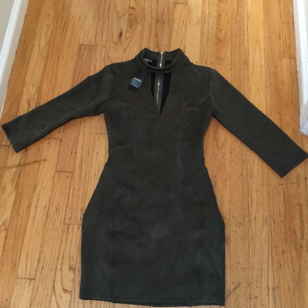 Bebe Bodycon Choker Dress (XS/TP)